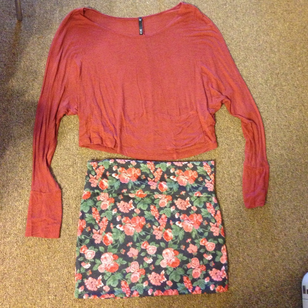 Cropped outfit Y2K